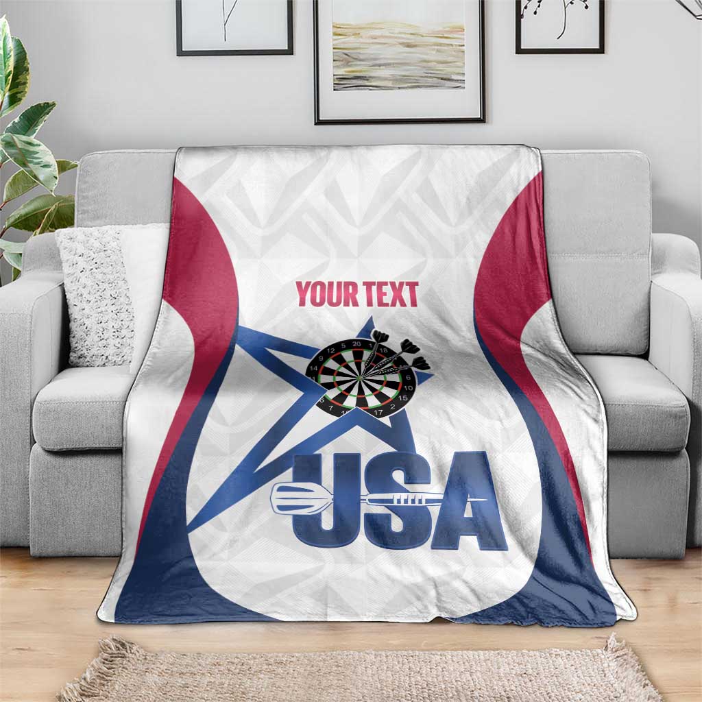 Custom United States Darts Blanket Come On USA Curve Style