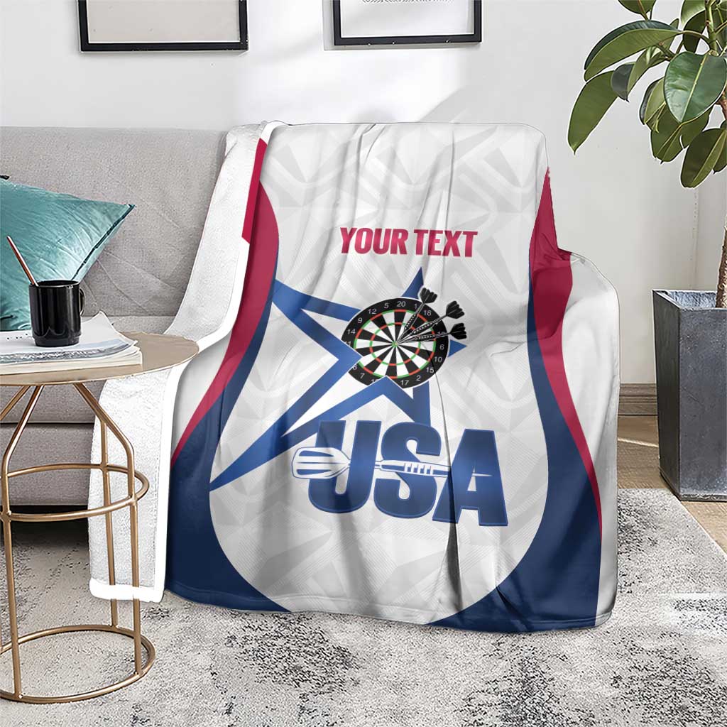 Custom United States Darts Blanket Come On USA Curve Style