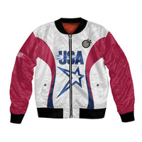 Custom United States Darts Bomber Jacket Come On USA Curve Style