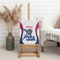 Custom United States Darts Canvas Wall Art Come On USA Curve Style