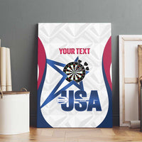 Custom United States Darts Canvas Wall Art Come On USA Curve Style