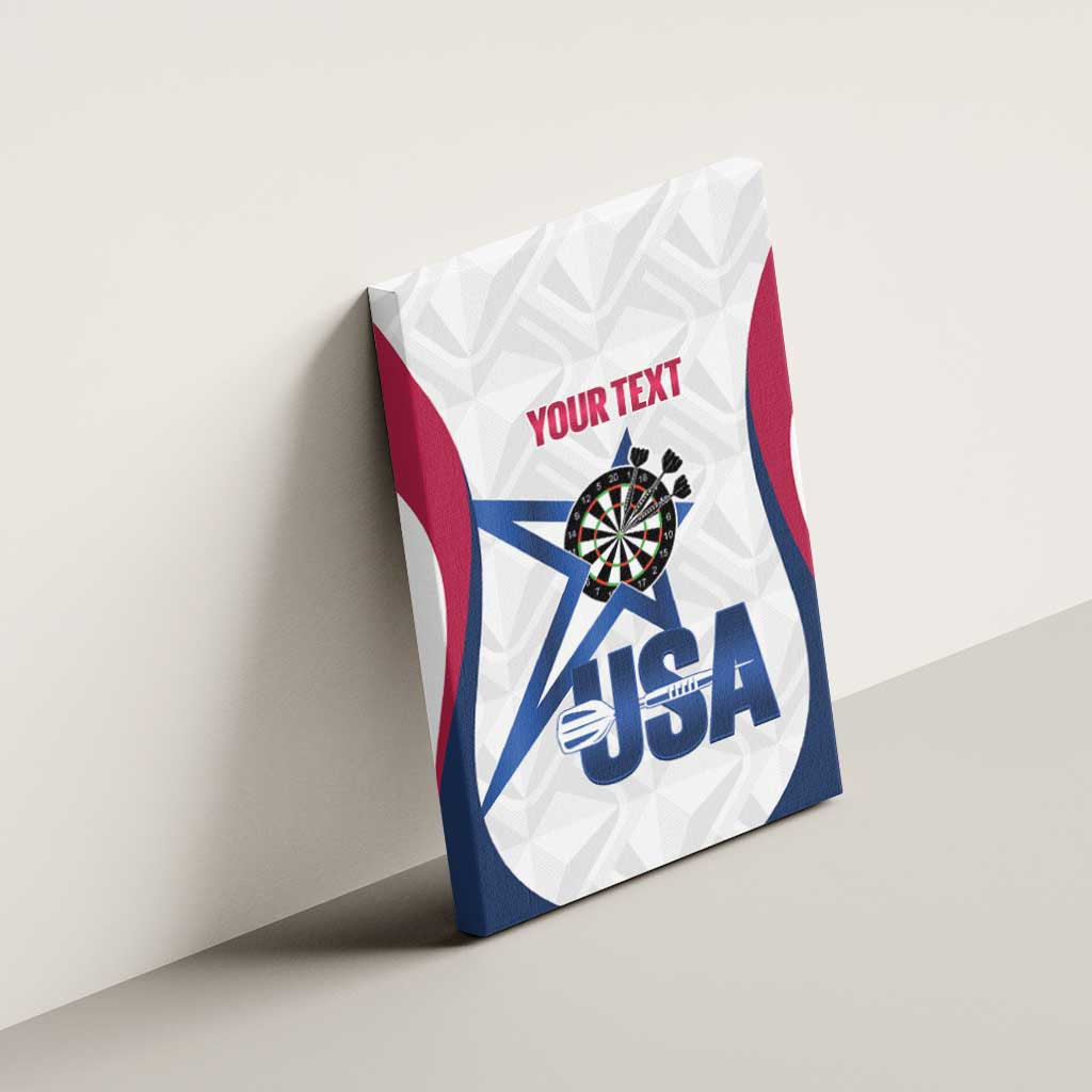 Custom United States Darts Canvas Wall Art Come On USA Curve Style