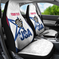 Custom United States Darts Car Seat Cover Come On USA Curve Style