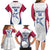 Custom United States Darts Family Matching Long Sleeve Bodycon Dress and Hawaiian Shirt Come On USA Curve Style