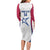 Custom United States Darts Family Matching Long Sleeve Bodycon Dress and Hawaiian Shirt Come On USA Curve Style