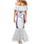 Custom United States Darts Family Matching Mermaid Dress and Hawaiian Shirt Come On USA Curve Style