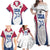 Custom United States Darts Family Matching Off Shoulder Maxi Dress and Hawaiian Shirt Come On USA Curve Style