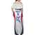 Custom United States Darts Family Matching Off Shoulder Maxi Dress and Hawaiian Shirt Come On USA Curve Style