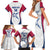 Custom United States Darts Family Matching Short Sleeve Bodycon Dress and Hawaiian Shirt Come On USA Curve Style