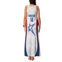 Custom United States Darts Family Matching Tank Maxi Dress and Hawaiian Shirt Come On USA Curve Style