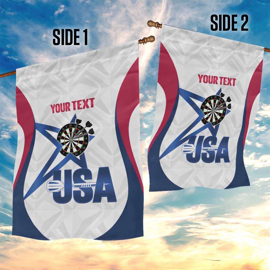 Custom United States Darts Garden Flag Come On USA Curve Style