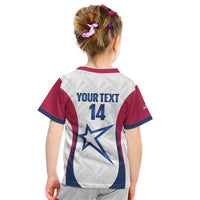 Custom United States Darts Kid T Shirt Come On USA Curve Style