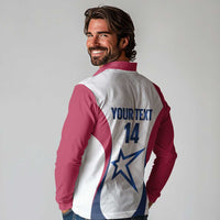 Custom United States Darts Long Sleeve Polo Shirt Come On USA Curve Style