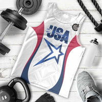 Custom United States Darts Men Tank Top Come On USA Curve Style