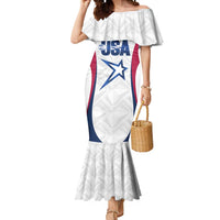 Custom United States Darts Mermaid Dress Come On USA Curve Style
