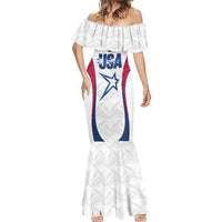 Custom United States Darts Mermaid Dress Come On USA Curve Style