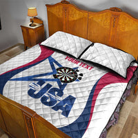 Custom United States Darts Quilt Bed Set Come On USA Curve Style
