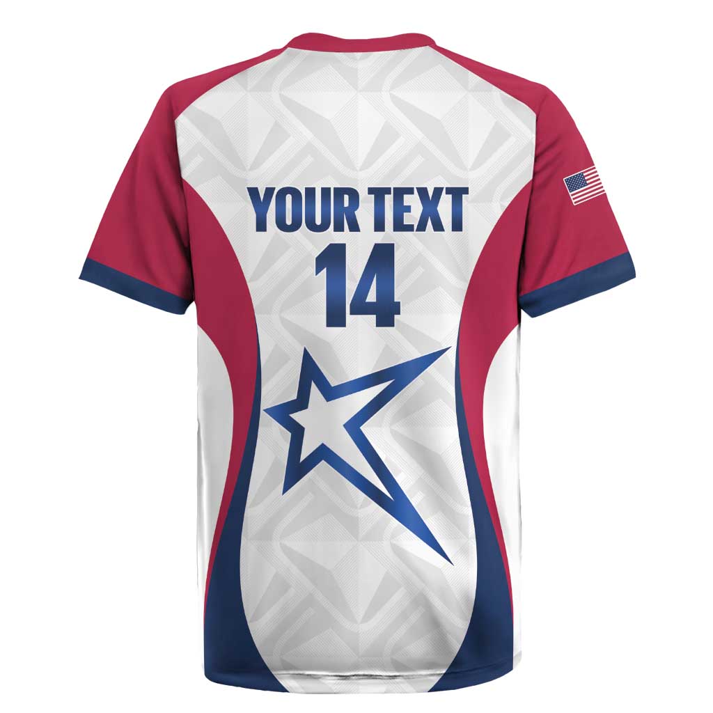 Custom United States Darts Rugby Jersey Come On USA Curve Style