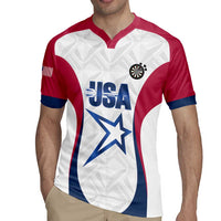 Custom United States Darts Rugby Jersey Come On USA Curve Style