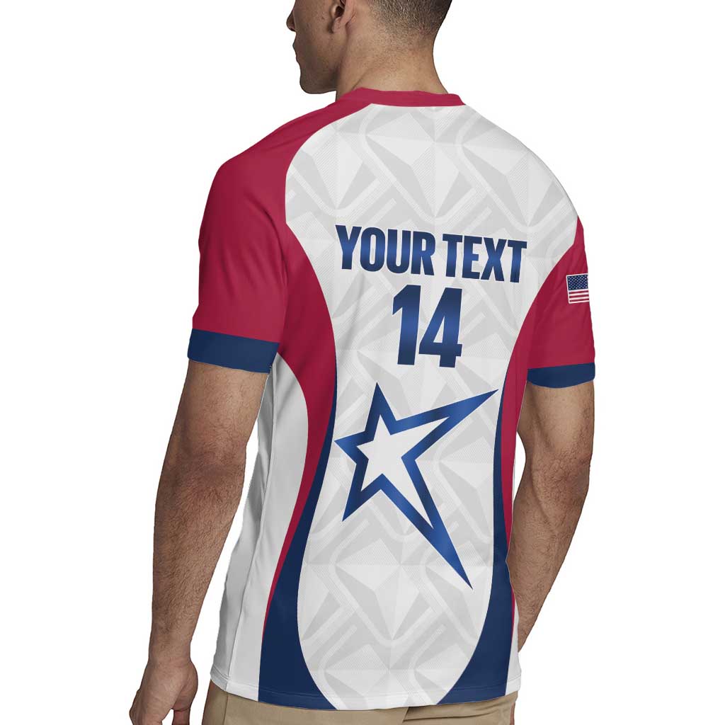 Custom United States Darts Rugby Jersey Come On USA Curve Style