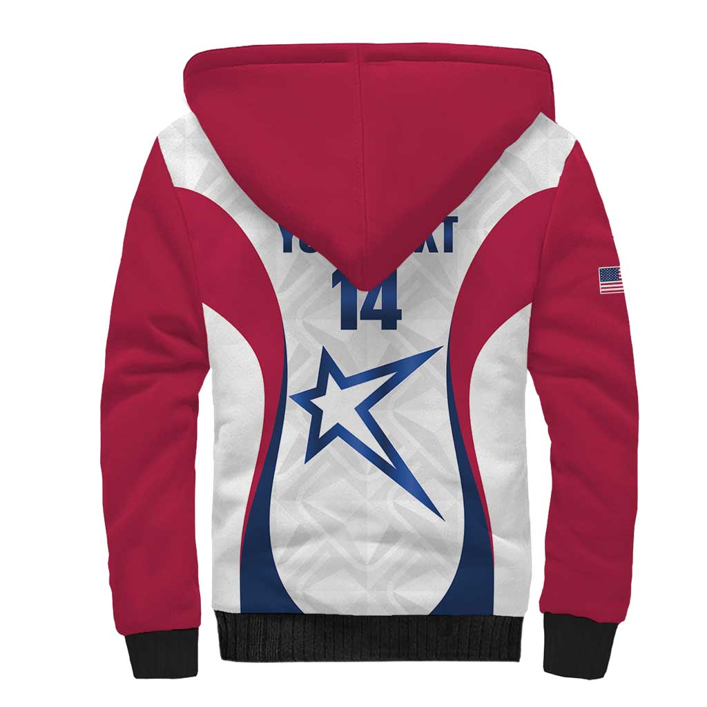 Custom United States Darts Sherpa Hoodie Come On USA Curve Style