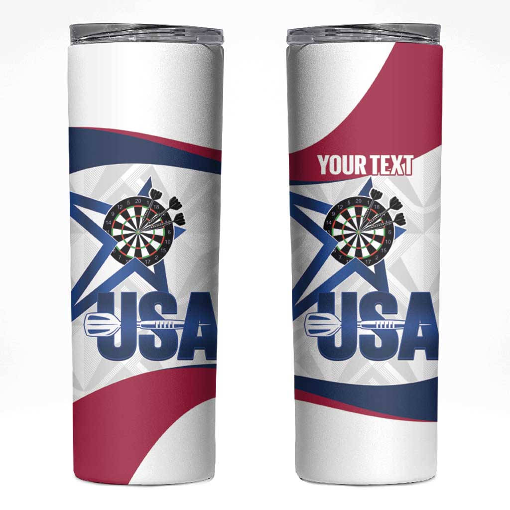 Custom United States Darts Skinny Tumbler Come On USA Curve Style