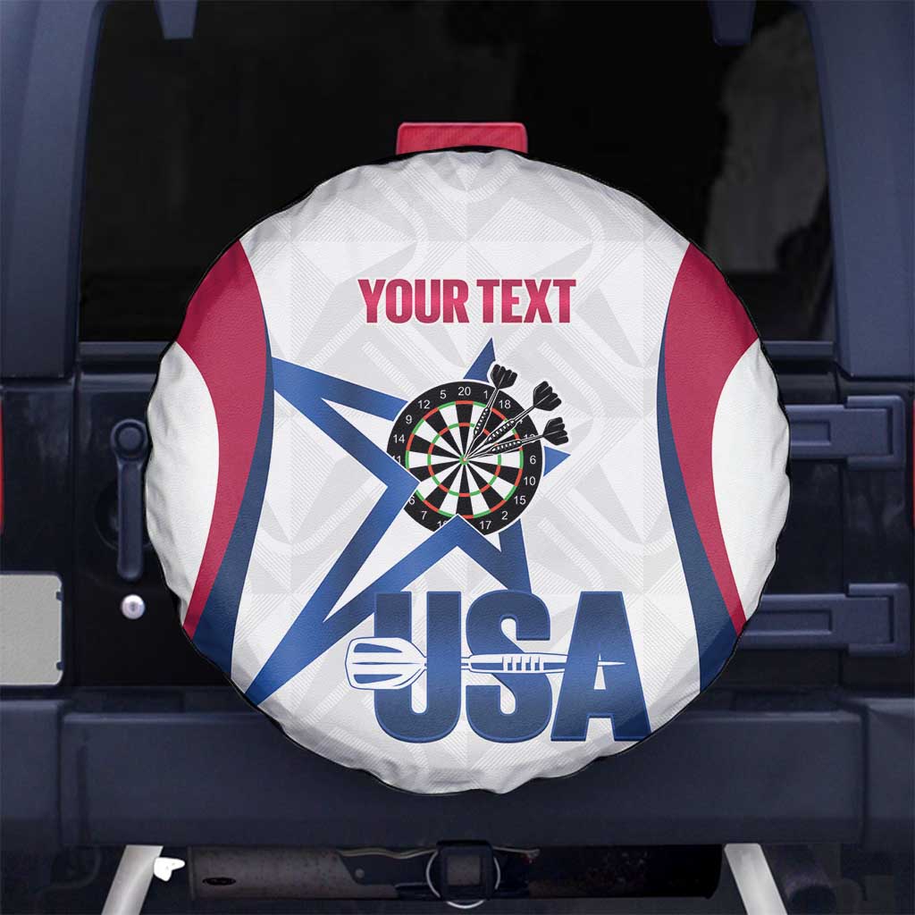 Custom United States Darts Spare Tire Cover Come On USA Curve Style