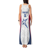 Custom United States Darts Tank Maxi Dress Come On USA Curve Style