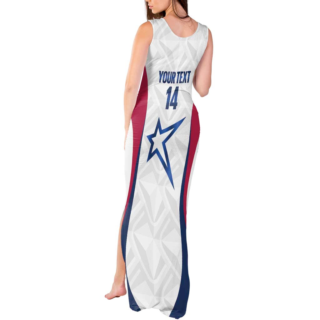 Custom United States Darts Tank Maxi Dress Come On USA Curve Style
