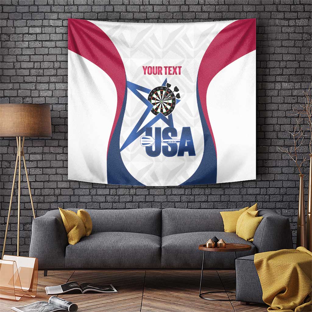 Custom United States Darts Tapestry Come On USA Curve Style