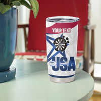 Custom United States Darts Tumbler Cup Come On USA Curve Style