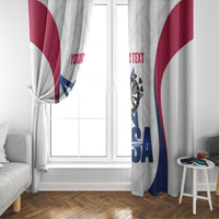Custom United States Darts Window Curtain Come On USA Curve Style