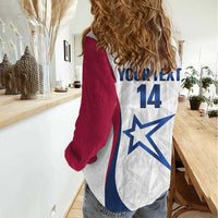 Custom United States Darts Women Casual Shirt Come On USA Curve Style