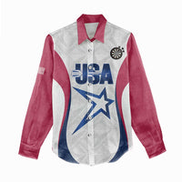 Custom United States Darts Women Casual Shirt Come On USA Curve Style