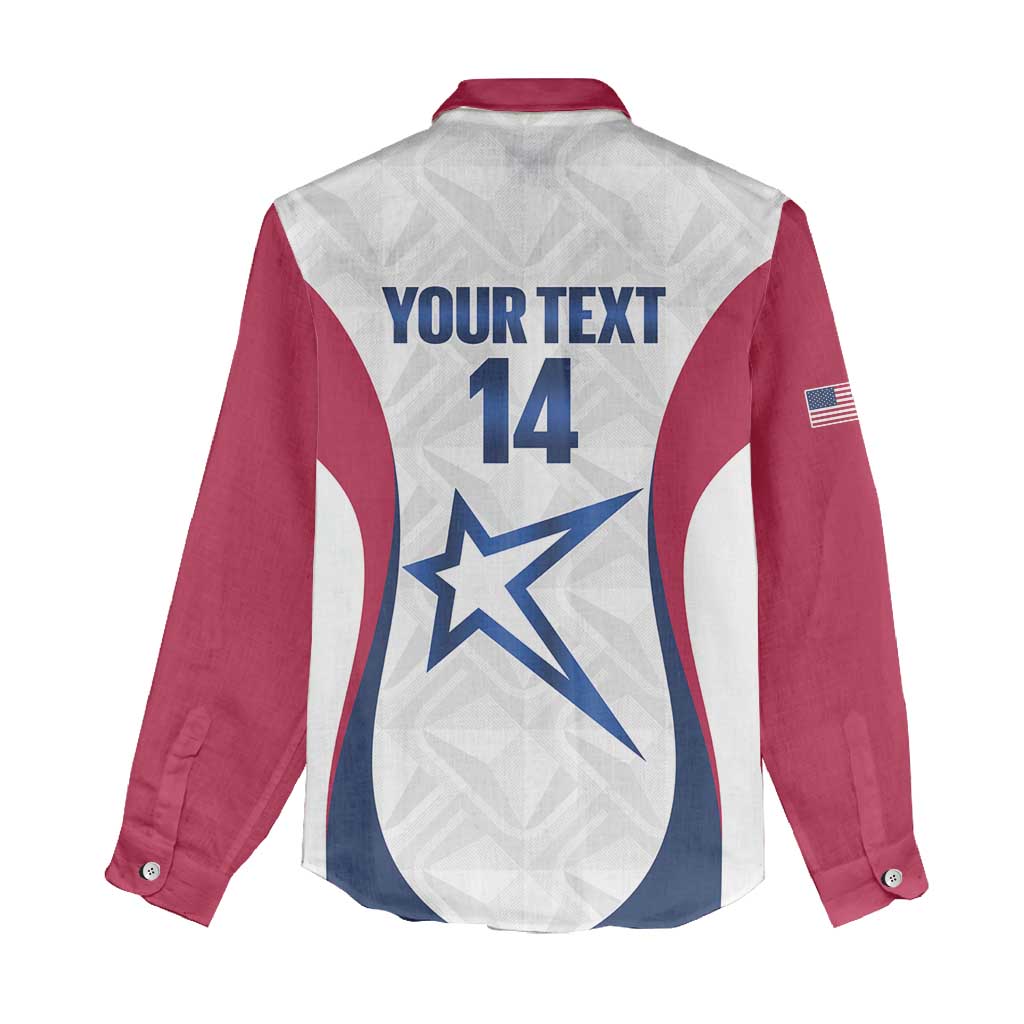 Custom United States Darts Women Casual Shirt Come On USA Curve Style