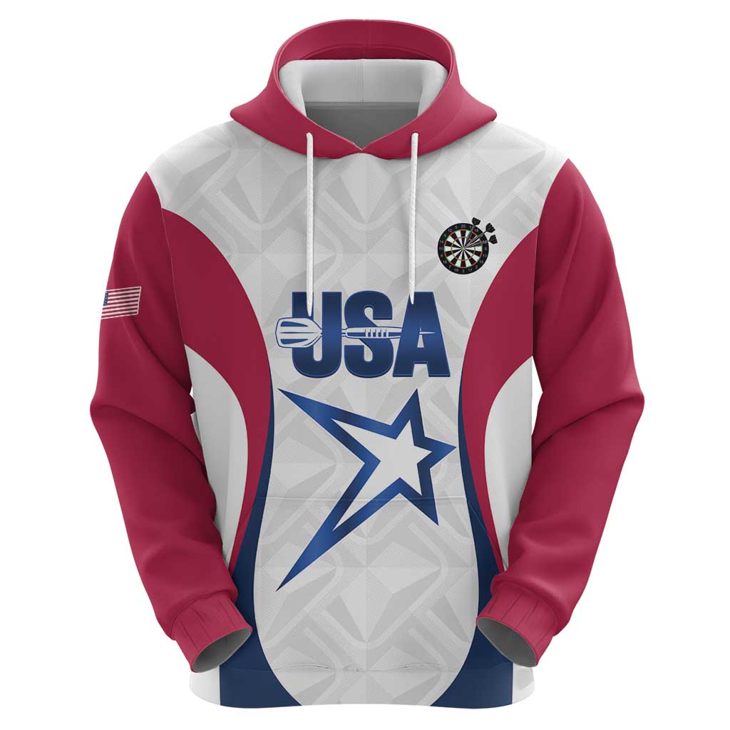 Custom United States Darts Zip Hoodie Come On USA Curve Style