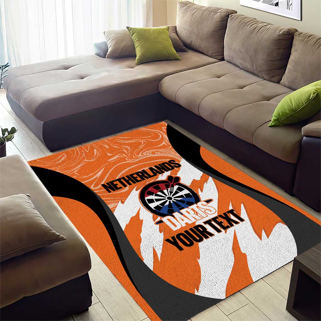 Custom Netherlands Darts Area Rug Come On Holland