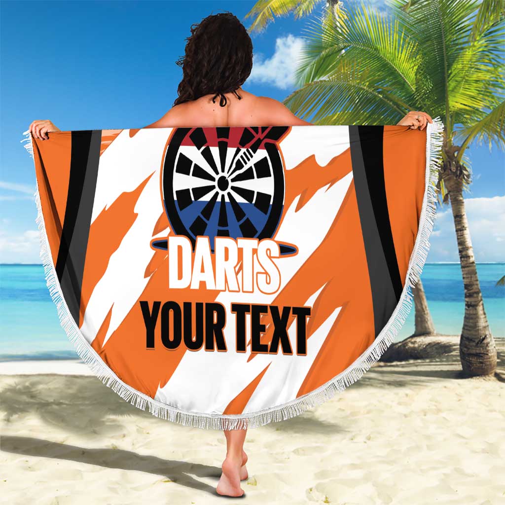 Custom Netherlands Darts Beach Blanket Come On Holland
