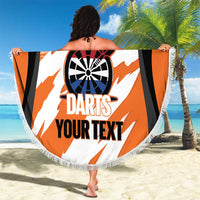 Custom Netherlands Darts Beach Blanket Come On Holland