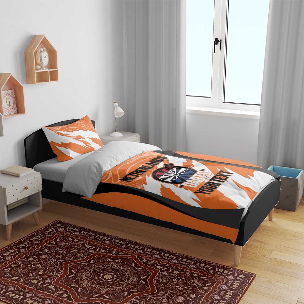 Custom Netherlands Darts Bedding Set Come On Holland