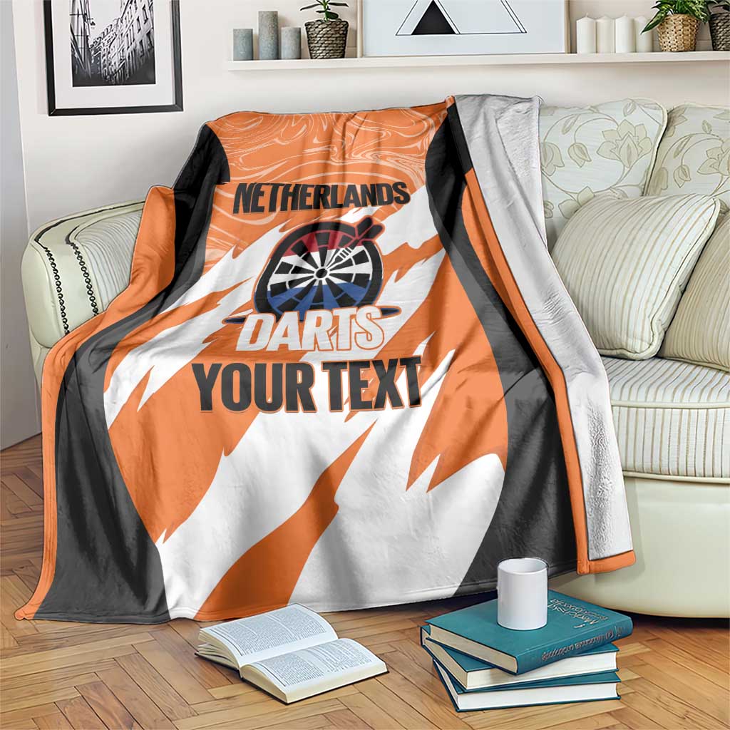 Custom Netherlands Darts Blanket Come On Holland