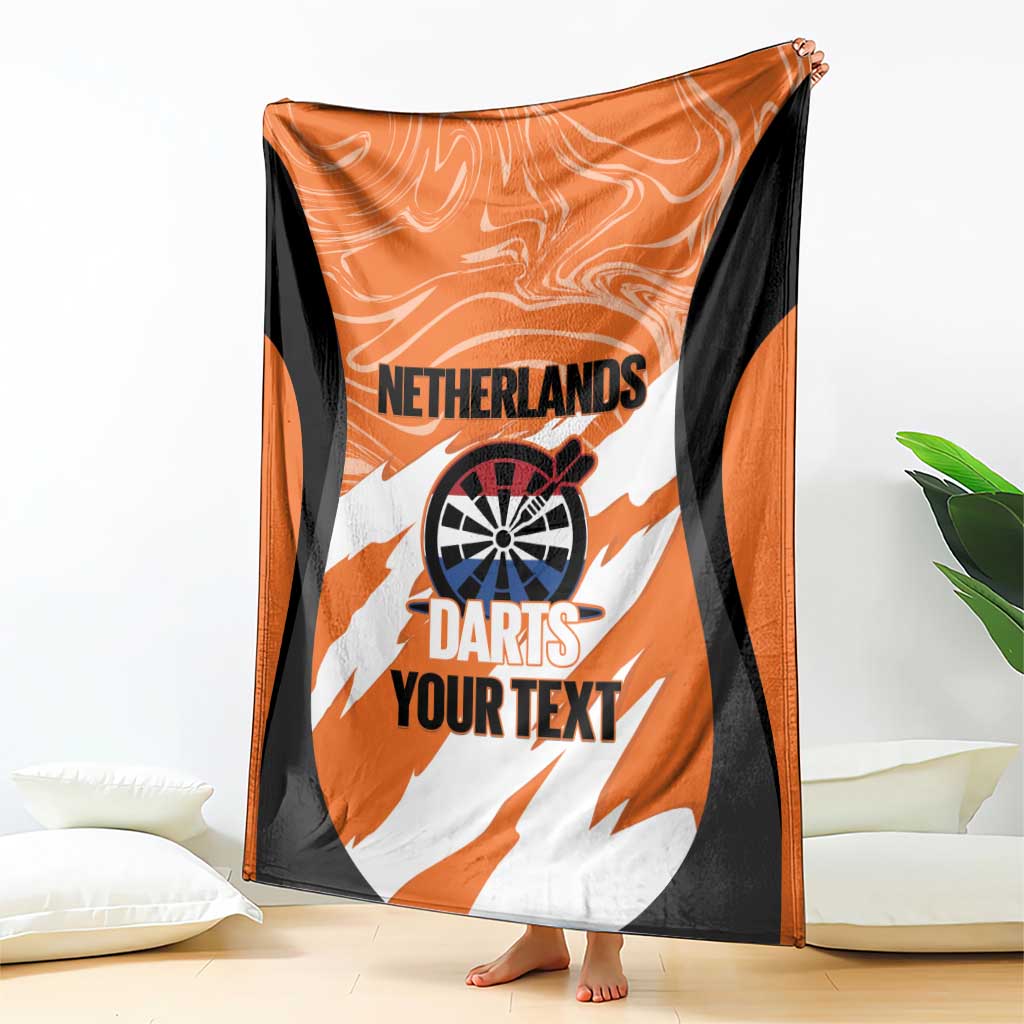 Custom Netherlands Darts Blanket Come On Holland