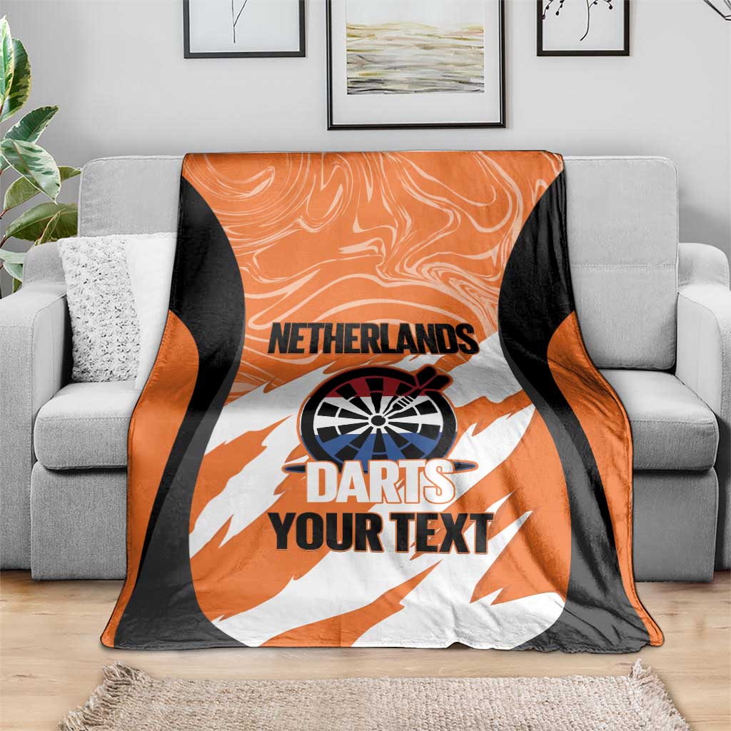 Custom Netherlands Darts Blanket Come On Holland