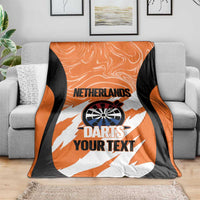 Custom Netherlands Darts Blanket Come On Holland