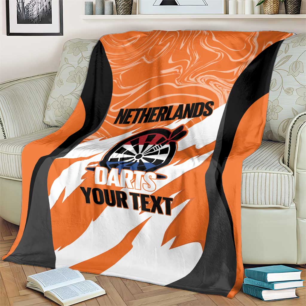 Custom Netherlands Darts Blanket Come On Holland