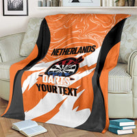 Custom Netherlands Darts Blanket Come On Holland