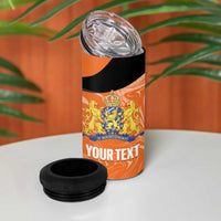 Custom Netherlands Darts 4 in 1 Can Cooler Tumbler Come On Holland