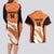 Custom Netherlands Darts Couples Matching Long Sleeve Bodycon Dress and Hawaiian Shirt Come On Holland