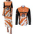Custom Netherlands Darts Couples Matching Puletasi and Long Sleeve Button Shirt Come On Holland