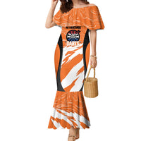 Custom Netherlands Darts Family Matching Mermaid Dress and Hawaiian Shirt Come On Holland